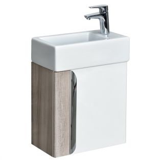 Тумба под раковину Акватон Вита 45см белый/ясень шимо 1A221401VTD70